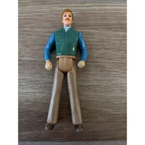 Tomy Smaller Homes Dollhouse Replacement 4" Figure Doll Father Dad‎ Vintage 80s